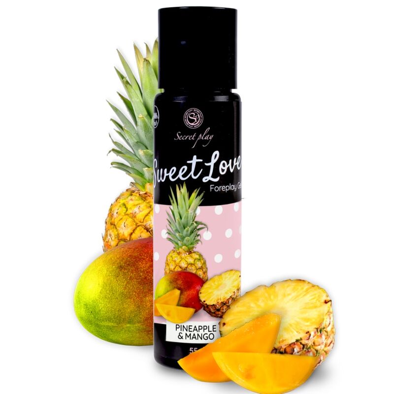 Secretplay - Gel Douceur d'Amour Ananas et Mangue 60 ml