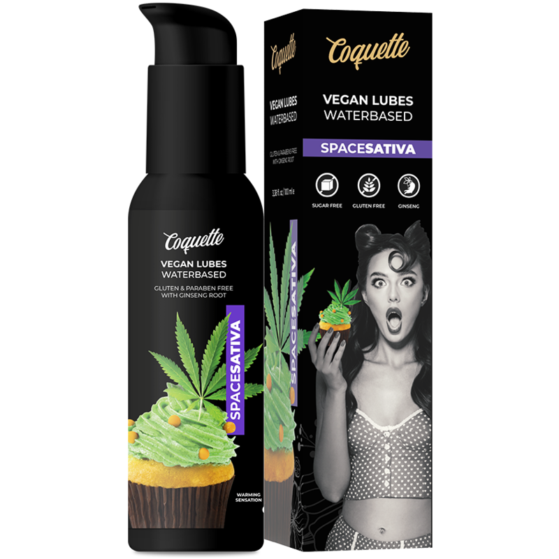 Lubrifiant végétalien Space Sativa 100ml - Coquette Chic Desire