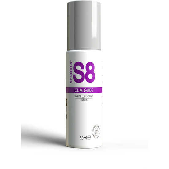 S8 Hybrid Cum Glide 50ml - Lubrifiant hybride conçu pour imiter le sperme.
