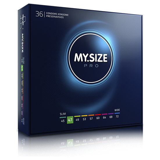 Préservatifs SlimFit 47mm - Pack 36 unités