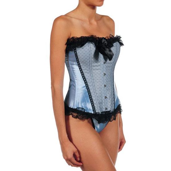 Intimax bleu corset cupido