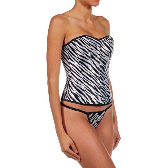Intimax zebra gris corset
