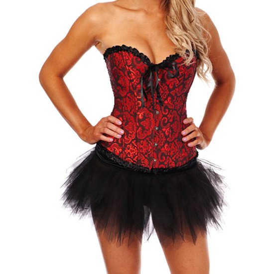 albertina corset rouge